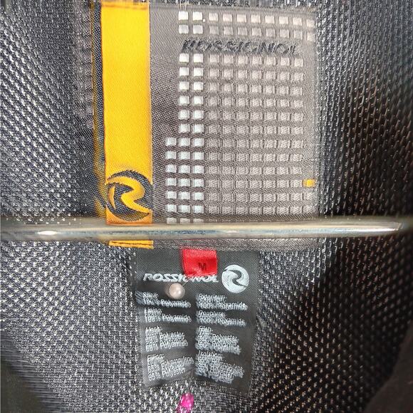 Rossignol Ski Jacket Red and White Size Medium Men's Hooded Zippered Pockets - Picture 11 of 16